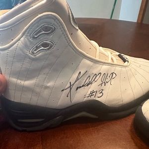 Game worn and signed NBA SHOES